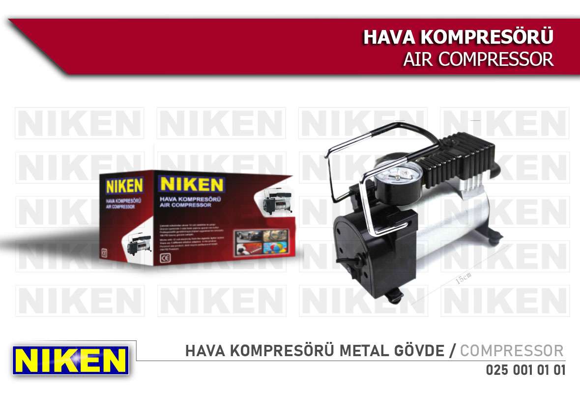HAVA KOMPRESORU METAL GOVDE - NIKEN 0250010101