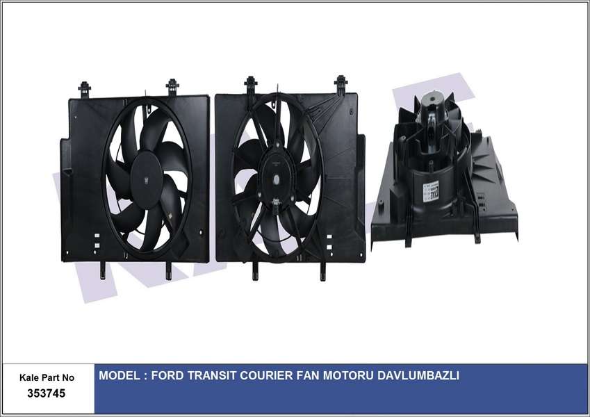 FAN MOTORU KLIMASIZ FORD COURIER 1.6 TDCI/1.0  - KALE 353745