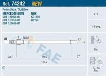 Kizdirma Bujisi W169 04-12 W204 09-14 W205 14-18 W212 09-16  - FAE 74242