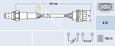OKSILEN SENSORU X10XE X12XE CORSA B - FAE 77156