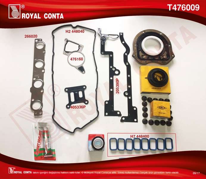 MOTOR TAKIM CONTASI SKT KECELISUBAP LASTIKLI - ROYAL T476009