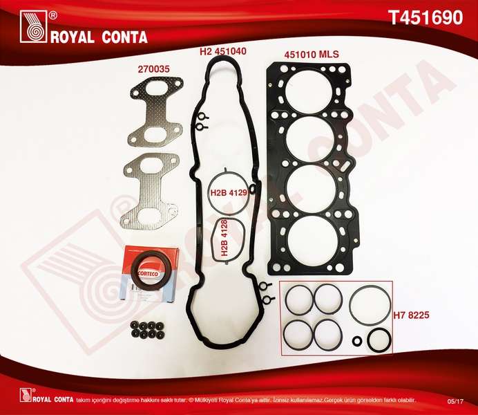 TAKIM CONTA UST REINZ KECESUBAP LASTIKLISKC  - ROYAL T451690