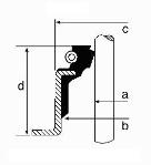 SUPAP LASTIGI 7 MM MERCEDES BM-SPRT.-VITO - CORTECO 49472872