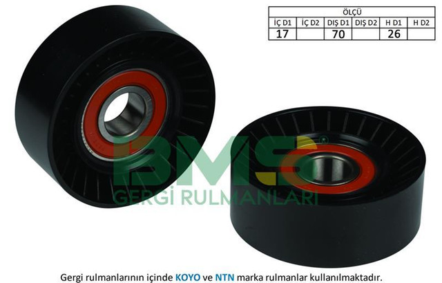 KAYIS GERGI RULMANI BMW E46 E39 E38 E36 E53 Z3 Z4 - BMS 124