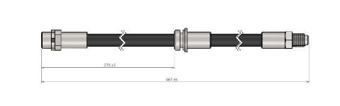 FREN HORTUMU ARKA BMW X5 E70 X6 E71.72 07-14 - CAVO C900871A