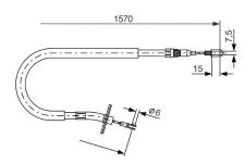 EL FREN TELI ARKA SOL MERCEDES SPRINTER 9 - BOSCH 1987477860