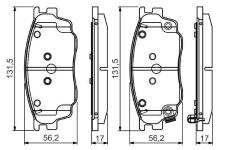 On Fren Balatasi Mazda 6 2002-2007 - BOSCH 0986495087