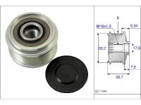 ALTERNATOR KASNAGI BOSCH TIP MERCEDES W202 9 - INA 535007710