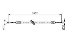 EL FREN TELI ON SPRINTER DINGIL MESAFESI  - BOSCH 1987482381