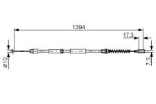 FREN HALATI ARKA MERCEDES SPRINTER 906 06 - BOSCH 1987482033