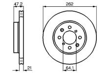 On Fren Aynasi Havali Rover 200 216gsi 216gti 220gsi 400 414 - BOSCH 0986478657
