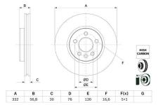 FREN DISKI - BOSCH 0986479F04