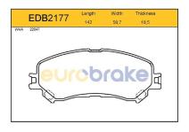 FREN BALATASI ON MEGANE IV TALISMAN SCEN - EUROBRAKE EDB2177