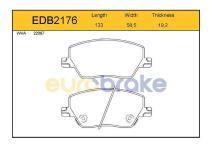 FREN BALATASI ON EGEA 15 - EUROBRAKE EDB2176