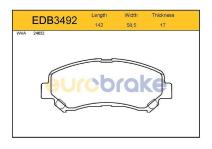 FREN BALATASI ON 2.0 DCI KALEOS QASHQAI  - EUROBRAKE EDB3492
