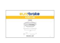 FREN BALATASI ON PANDA PUNTO 2003 - EUROBRAKE EDB1140