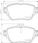 Fren Balatasi Arka Mercedes W213-w238-w257 - BREMBO P50136