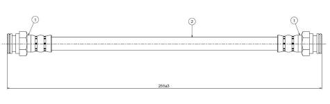 ON FREN HORTUMU FAVORIT 88 - CAVO C800468A