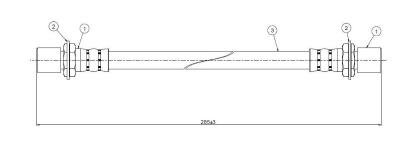 ON FREN HORTUMU COROLLA E10 E11 92-02 - CAVO C900264A