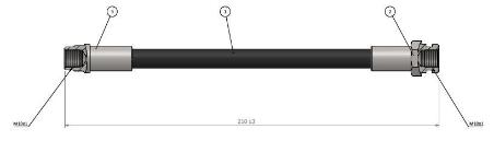 FREN HORTUMU ON CITROEN C4 LA  LC 04-. - CAVO C900273A
