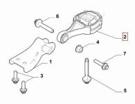 MOTOR ARKA TAKOZU EGEA 1.0 - CM 84115
