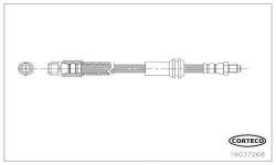 FREN HORTUMU ON MERCEDES 246-117-176 BM 2 - CORTECO 19037268