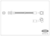 FREN HORTUMU ARKA 370MM MERCEDES 205-213- - CORTECO 49416138