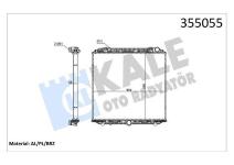 MOTOR RADYATORU CERCEVESIZ ACTROS MP4-5 11-/AN - KALE 355055