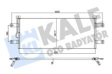 KLIMA RADYATORU  KONDENSER  AL/AL MERCEDES-BEN - KALE 345530