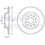 Fren Diski Ciftli Paket -Boyali.Deliksiz Ar - DELPHI BG4751C
