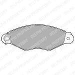 FREN BALATA KANGOO 98-08/XSARA 97-05 ON - DELPHI LP1610