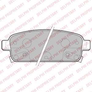 FREN BALATASI ARKA ASTRA J 1.3CDTI 1.4 1.4T  - DELPHI LP2167