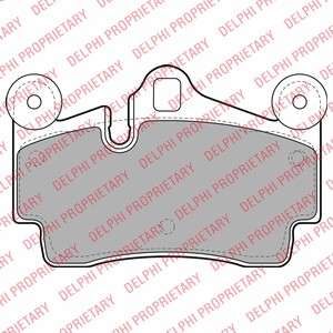 FREN BALATASI ARKA AUDI Q7 3.0/4.2 07-15. PO - DELPHI LP1998