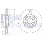 On Fren Diski Jeep Renegade Suv 1.4 1.6 2.0 Crd 4x4 14-Alfa  - DELPHI BG3951