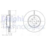 FREN DISKI CIFTLI PAKET - BOYALI. DELIKLI O - DELPHI BG4116C