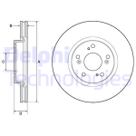 ON FREN DISKI AYNASI HAVALI HONDA CIVIC 201 - DELPHI BG4698C