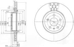 On Fren Aynasi Diski Doblo İii Egea 1.3/1.6/2.0 10-alfa Rome - DELPHI BG2512
