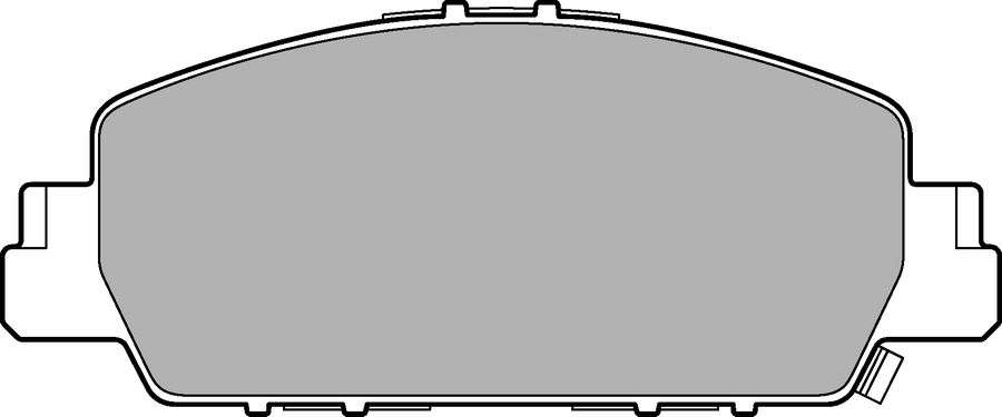 ON FREN BALATASI HONDA ACCORD 2.0 2.4 2013-  - DELPHI LP3243