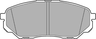 FREN BALATASI ON KIA SORENTO 4WD 2009- SPORT - DELPHI LP3186
