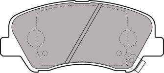 FREN BALATASI ON HYUNDAI ACCENT IV SEDAN 1.4 - DELPHI LP2497