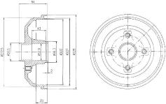 KAMPANA ARKA CORSA C 1.0 1.2 00- ABSSIZ - DELPHI BF471