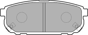 FREN BALATASI ARKA KIA SORENTO I 2.4/2.5/3.5 - DELPHI LP1850