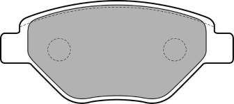 ON FREN BALATASI MEGANE II 1.4 16V SEDAN 11/ - DELPHI LP1866