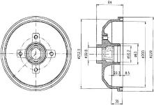 Arka Fren Kampanasi Abs Li Araclar İcin Corsa - DELPHI BF293