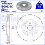 FREN DISKI TEKLI PAKET - BOYALI. DELIKLI ON - DELPHI BG9239C