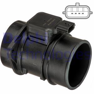 Hava Akismetresi Debimetresi Megane İii Fluence - DELPHI AF10634-12B1