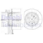 FREN DISKI CIFTLI PAKET DELIKSIZ ARKA BMW 51 - DELPHI BG2431