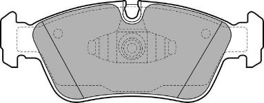 FREN BALATASI ON 149MM E87 118 120 04 - DELPHI LP1925