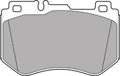 FREN BALATA MERCEDES C SERI 14- C180 - C200  - DELPHI LP3137