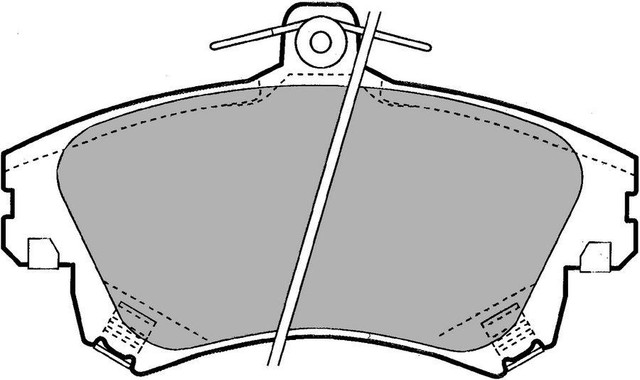 FREN BALATASI ON MITSUBISHI CARISMA 1.6/1.8/ - DELPHI LP1398